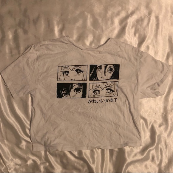 Cropped anime/manga t-shirt - Picture 1 of 4